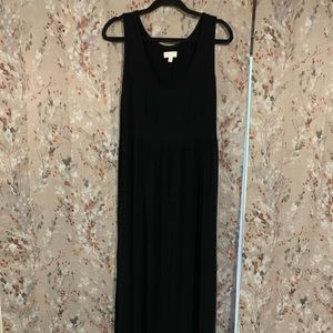 a:glow maternity maxi dress, black!